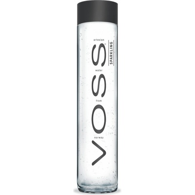 Voss perlivá voda 800 ml v designové skleněné lahvi