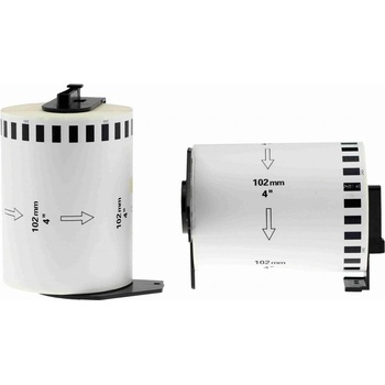 Pro Brother Съвместими ролки за етикети за Brother DK-22243, 102mm x 30, 48m (DK22243)