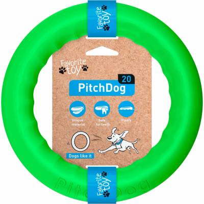 Collar Pitch dog hračka 28 cm zelená