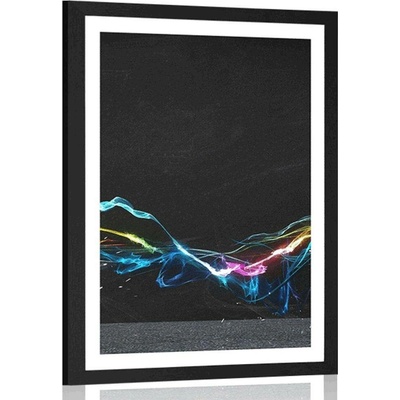 Plakát s paspartou moderní abstrakce - 20x30 no frame