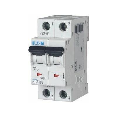 Eaton 2P D 10A 6kA AC PL6-D10/2 286577