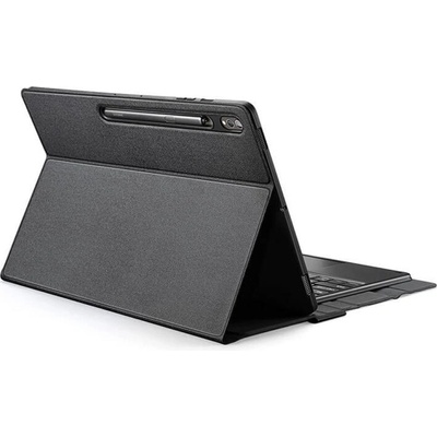 Dux Ducis Калъф с Клавиатура за Samsung Tab S11 Ultra 14.6", Dux Ducis Keyboard+Touch Leather Case, Черен (6978943382719)
