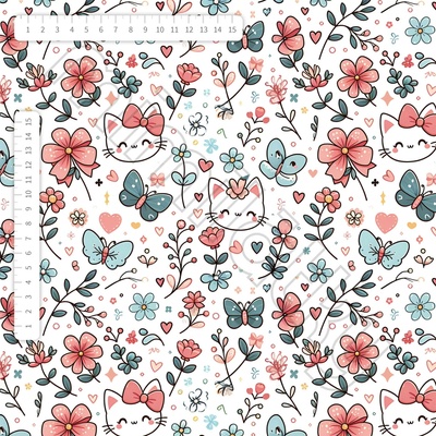 Kočičí parádnice a motýlci teplákovina by MIMI [supreme]