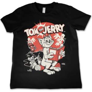 HYBRIS детска тениска Tom and Jerry - Vintage Comic - HYBRIS - WB-12-TJ053-DTG-BK