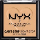 NYX Professional Makeup Can't Stop Won't Stop Mattifying Powder matující pudr 05 Golden 6 g