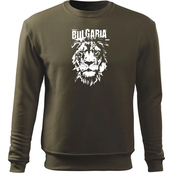 Image 1 of DRAGOWA мъжки суитшърт български лъв, маслинов (37176)