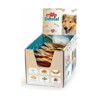 Dental Dual color Twisted Stix 12,5 cm 100 ks