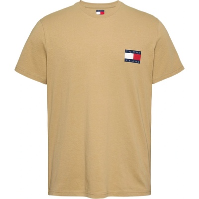 Tommy Jeans Тениска Tommy Jeans Men's Slim Essential Flag Regular Fit T-Shirt - Relic Tan