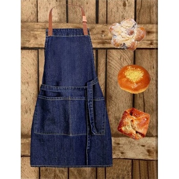 Forbyt Zástěra Denim tmavě modrá