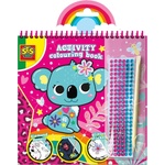 SES Creative Диамантена книжка за оцветяване с 3 в 1 дейности (113)