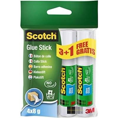Scotch 3M Lepidlo v tyčinke 8 g x 4 kusy