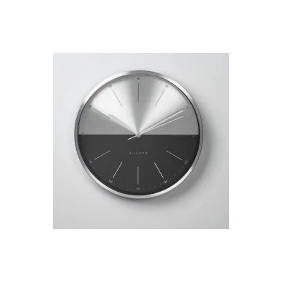 Sentio Стенен часовник Black-Silver