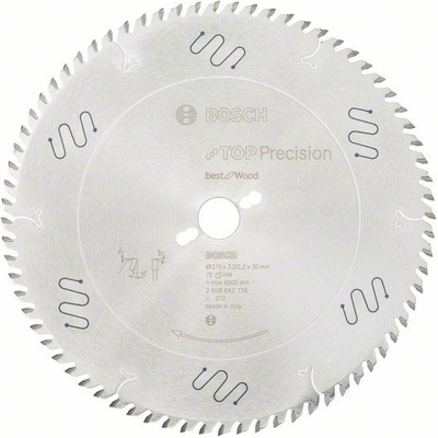 Bosch Pílový list do okružnej píly Top Precision Best for Wood 315 x 30 x 3,2 mm, 72