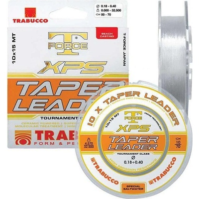 Trabucco Монофилно влакно шоклидер trabucco t-force xps taper leader (2934)