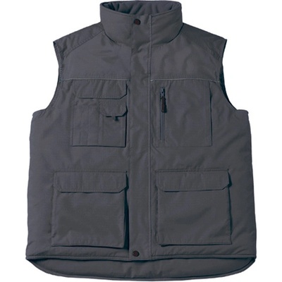 B&C Pánska vesta JUC40 Dark Grey