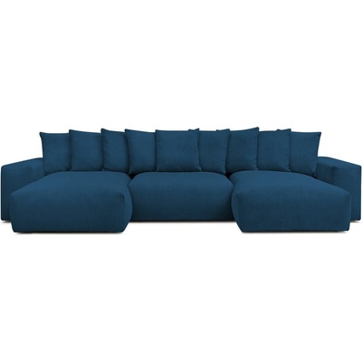 Bobochic Тъмносин ъглов диван от рипсено кадифе Voltaire - Bobochic Paris (WT-DNUU-N----W_1 P1074)