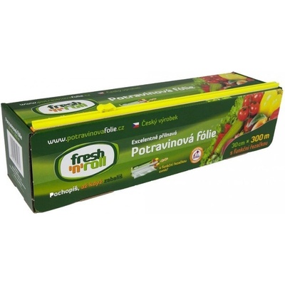 Potravinová fólia Fresh'n'Roll - krabička s funkčnou rezačkou - 30cm / 300m