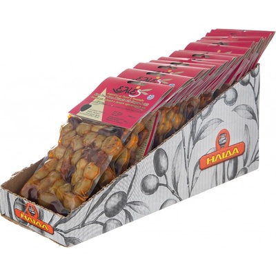 Ilida Mix zelených a černých oliv bez pecky s chilli a oregánem 20 x 100 g