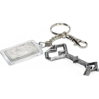 Přívěsek na klíče Hobit Thorin’s Key + Map Of Middle Earth