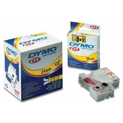 páska DYMO 45013 D1 Black On White Tape (12mm) (S0720530)
