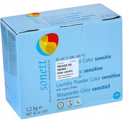 Sonett Color Sensitive prášok na pranie 1,2 kg