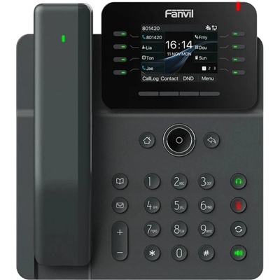 Fanvil IP телефон Fanvil V62 PRO, 2.8" 320x240, 12 SIP линии, 21 DSS клавиши, HD Audio, 6-човека конференция, 2x Gigabit LAN, PoE - FANVIL-V62-Pro (FANVIL-V62-Pro)