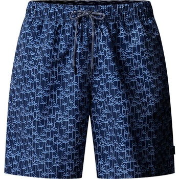 Hackett Бански гащета Hackett Palms swimming shorts - Blue (Ink Blue)