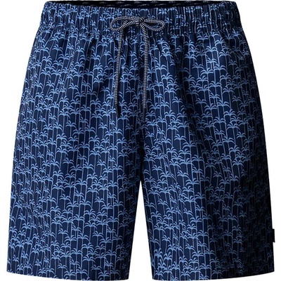 Hackett Бански гащета Hackett Palms swimming shorts - Blue (Ink Blue)