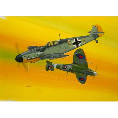 Revell Messerschmitt Bf 109G-10 & Supermarine Spitfire Mk.V Combat Set 1:72