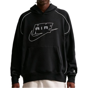 Nike Мъжки суичър Nike Air Pullover Hoody Hoodie - Black / White / White (017-4498-0113)