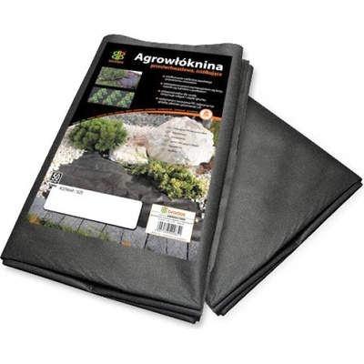 BRADAS Agrovláknina 50g/m² čierna proti burine 10x1,6m AWB5016010