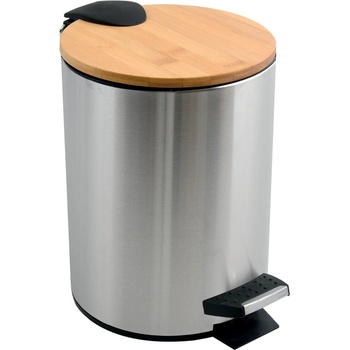 spirella Стоманено кошче за боклук с педал в матово сребрист цвят 5 l Adonis - Spirella (10.00008)