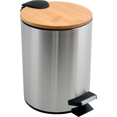 spirella Стоманено кошче за боклук с педал в матово сребрист цвят 5 l Adonis - Spirella (10.00008)