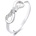 Silenti Jewelry Сребърен пръстен "Размах" - 7 - 54.5мм (17.2мм диам. )