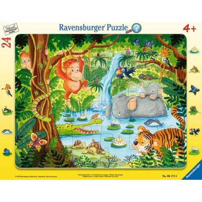 Ravensburger - Puzzle Jungle Friends - 1 - 39 piese