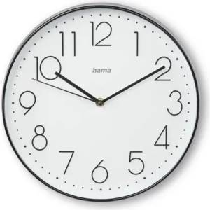 Hama Стенен часовник "Corsica", 30 см, тих, бял (HAMA-185873) - xtreme