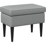 vidaXL Пуф за крака Светлосиво 55 x 35 x 41 см Текстил (42029992)