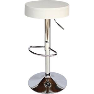 Bogdan Furniture Am Бар стол Калипсо -3 кожа-бяла