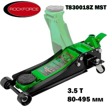 RockForce Крик хидравличен крокодил 3.5 т, нископрофилен, 80-495 мм, RockForce RF-T830018Z MST (UNI-09890)