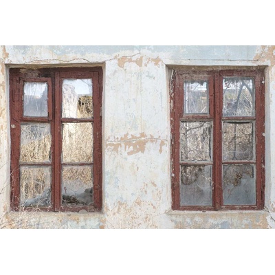 DIMEX ART Флизелинов фототапет стари прозорци 375 x 250 см