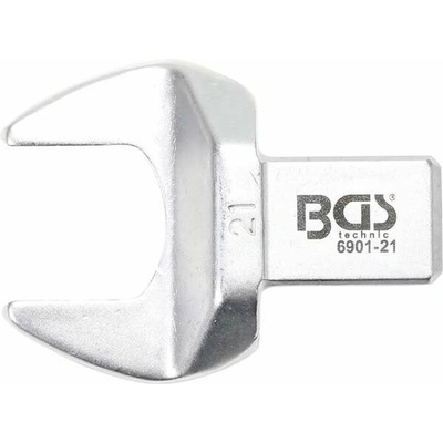 BGS Technic Nástrčný plochý otevřený klíč 21 mm s upnutím 14x18 mm BGS 6901-21