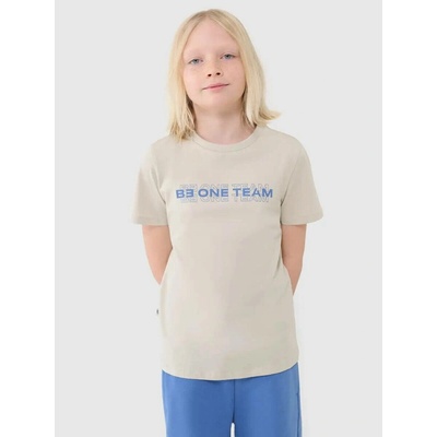 4F JUNIOR-TSHIRT M2186-12S-CREME Béžová