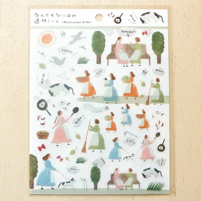 Cozyca x Necktie pet stickers an ordinary day