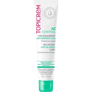 TOPICREM AC Балансиращ крем Control, за мазна кожа и акне, 40 ml