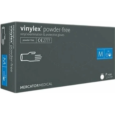 MERCATOR VinylovéM transparentné nesterilné nepudrované 100 ks