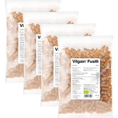 Vilgain Fusilli těstoviny cizrnové bio 4 x 250 g