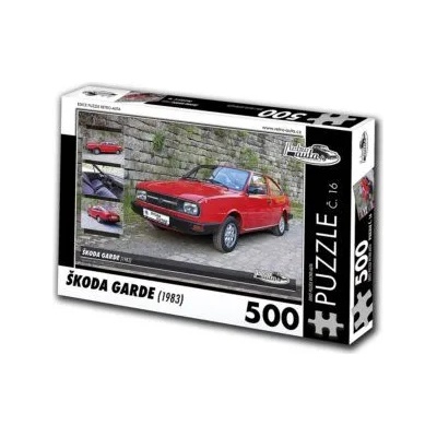 Retro cars - Puzzle Škoda Garde (1987) - 500 piese