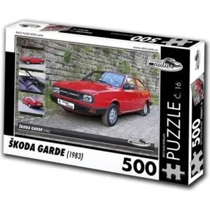 Retro cars - Puzzle Škoda Garde (1987) - 500 piese