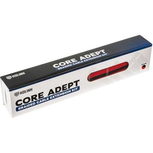 Kolink Комплект оплетени кабели Kolink Core, Black/Red (ZUAD-1285)