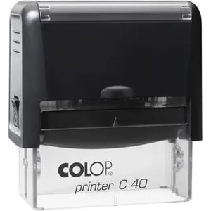COLOP Печат, COLOP "Printer C 40", със синя подложка за смяна 01524004/01524007 (01524004/01524007)